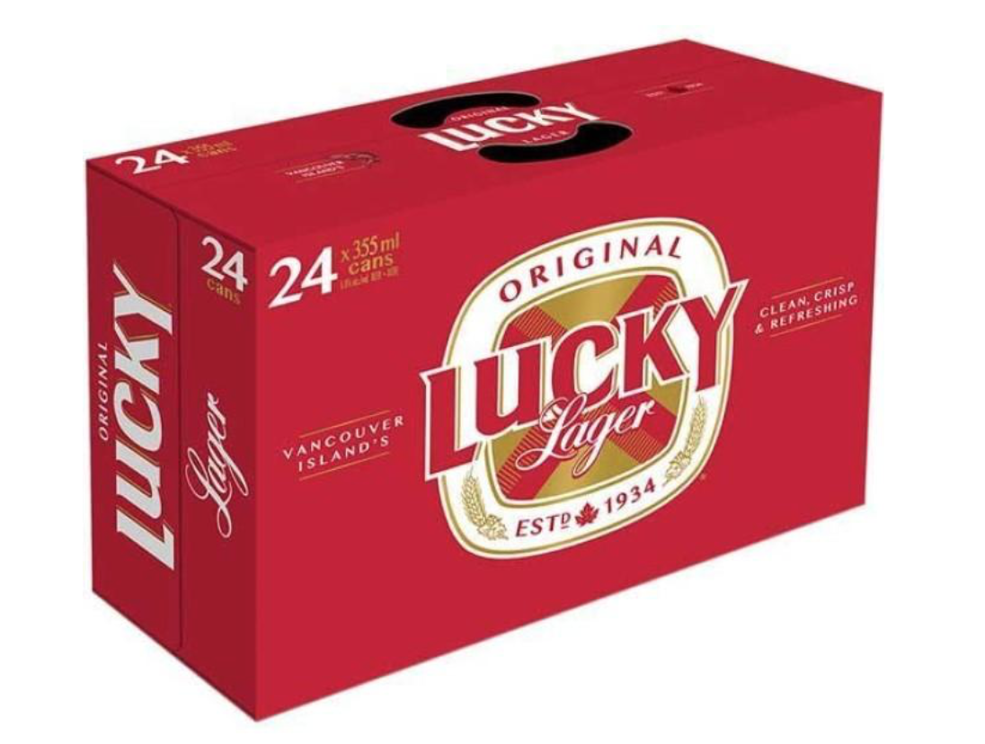 Departments Lucky Lager 24 Can