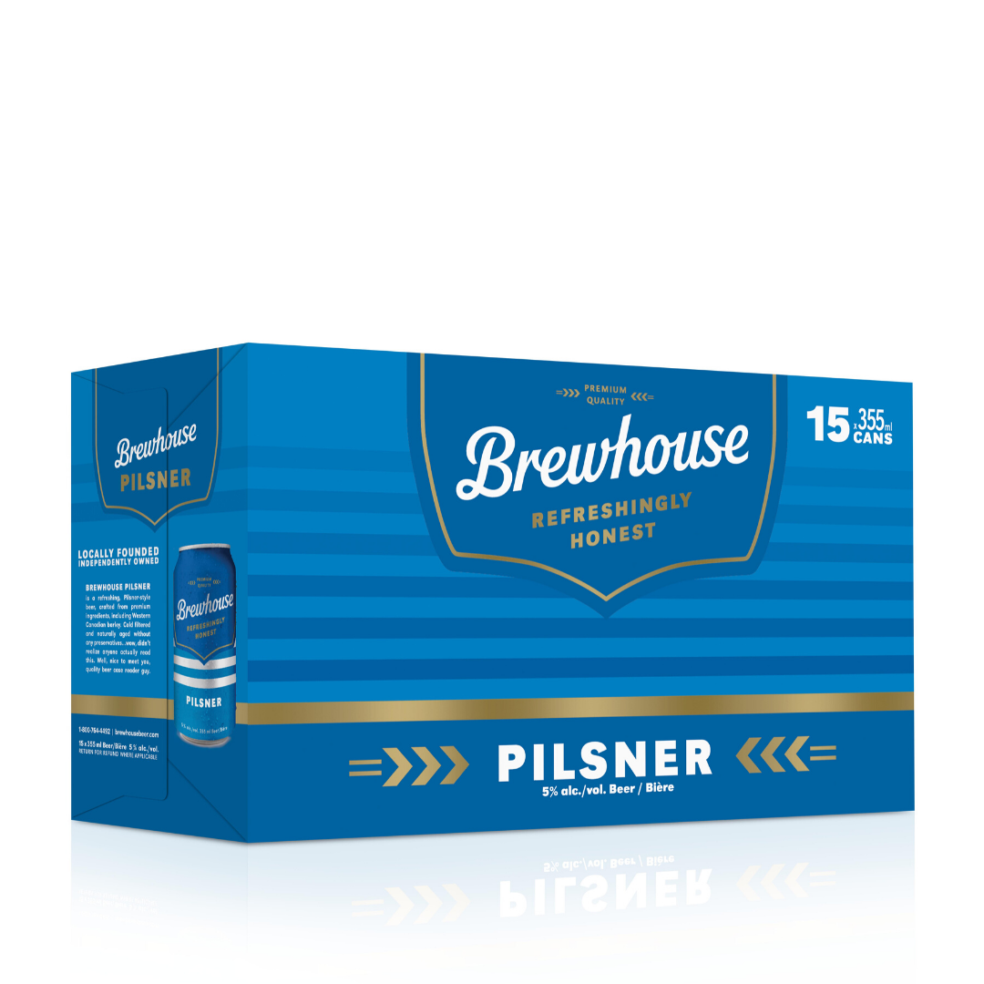 Brewhouse Pilsner Cans